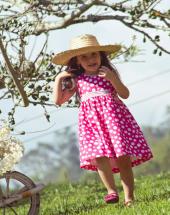 Vestido Pepas Blancas